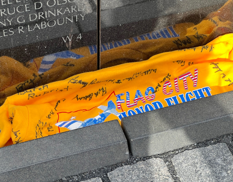 Flag City Shirt at memorial